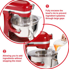 KitchenAid 6 Quart pouring shield close-up