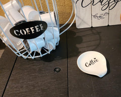 Holder for coffee and tea spoons and stirrers