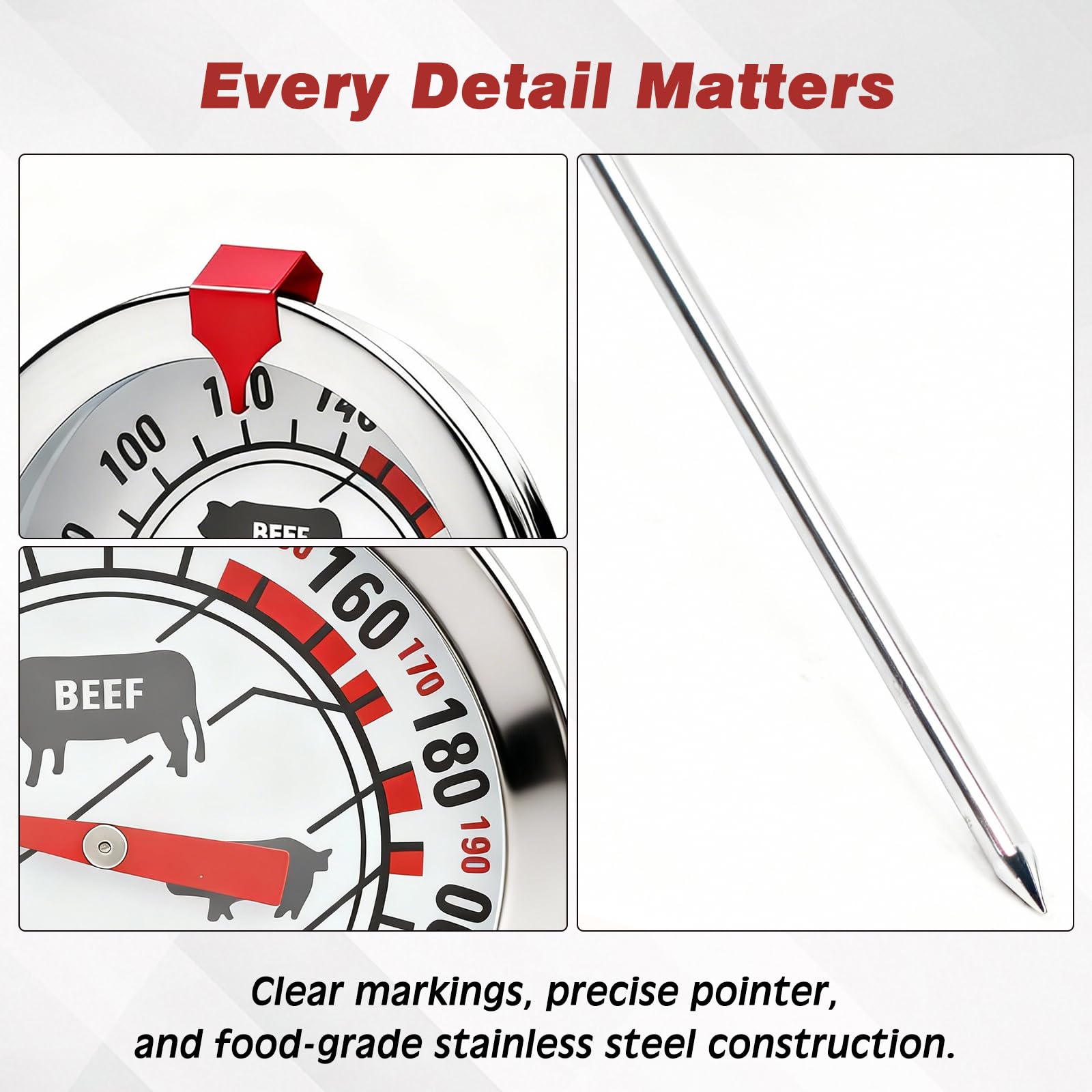 Doneness icons for beef pork lamb chicken