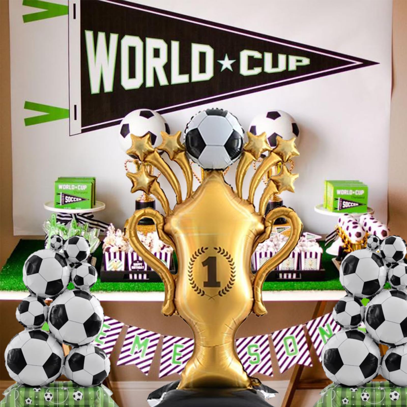 sports birthday decorations set