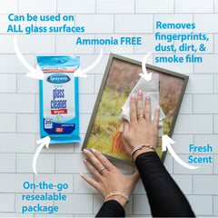 Wipes suitable for all glass surfaces Sprayway