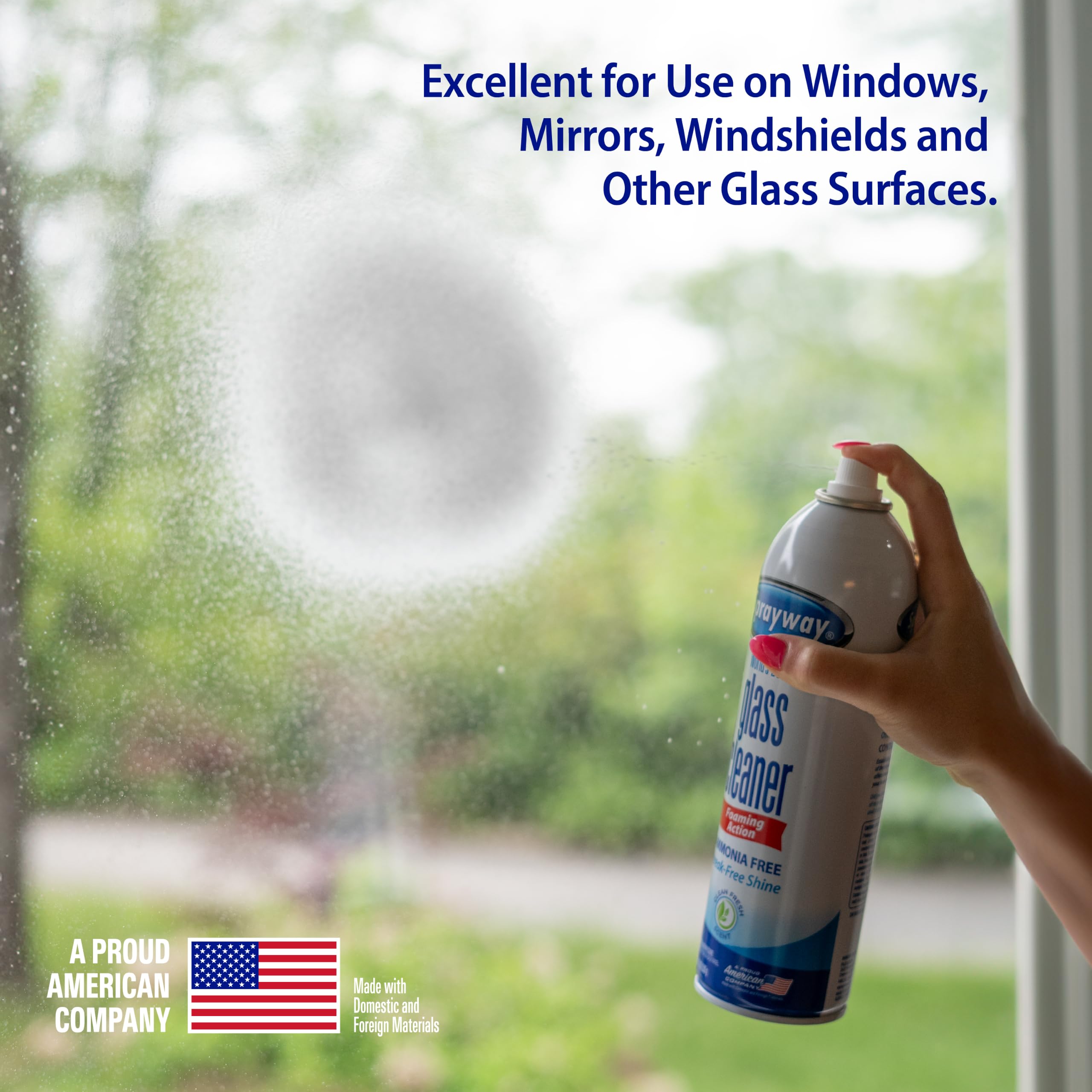 Glass cleaning for home and automotive use