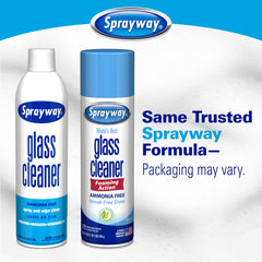 United States origin label on Sprayway glass cleaner