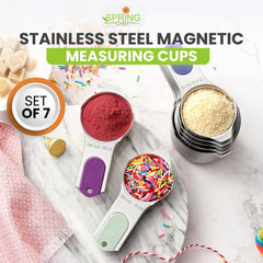 Spring Chef magnetic measuring spoons with leveler