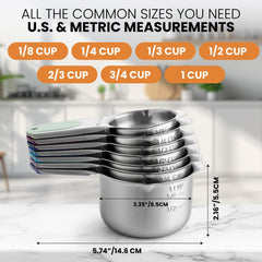 Spring Chef measuring cups set7