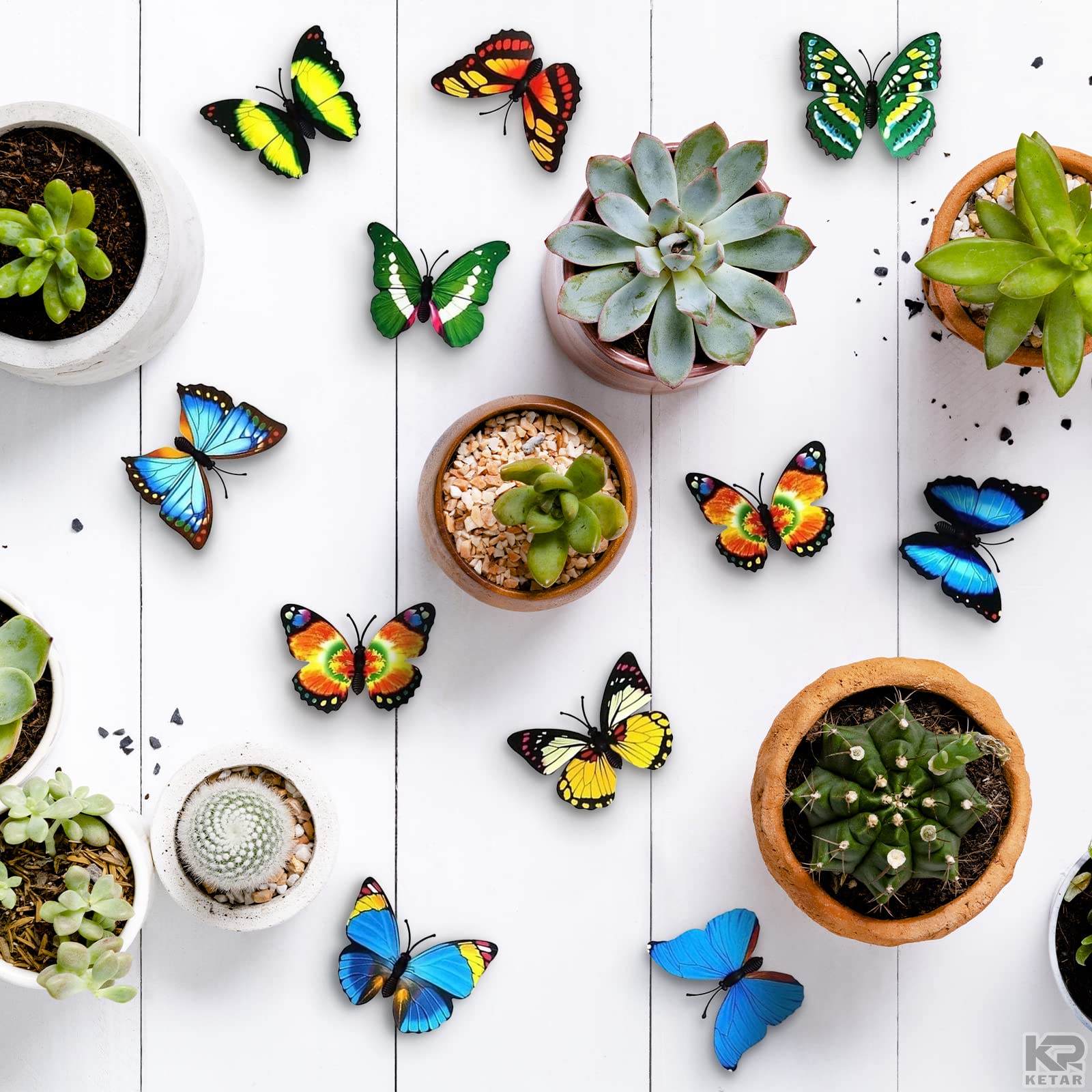 colorful butterfly magnets for home decor