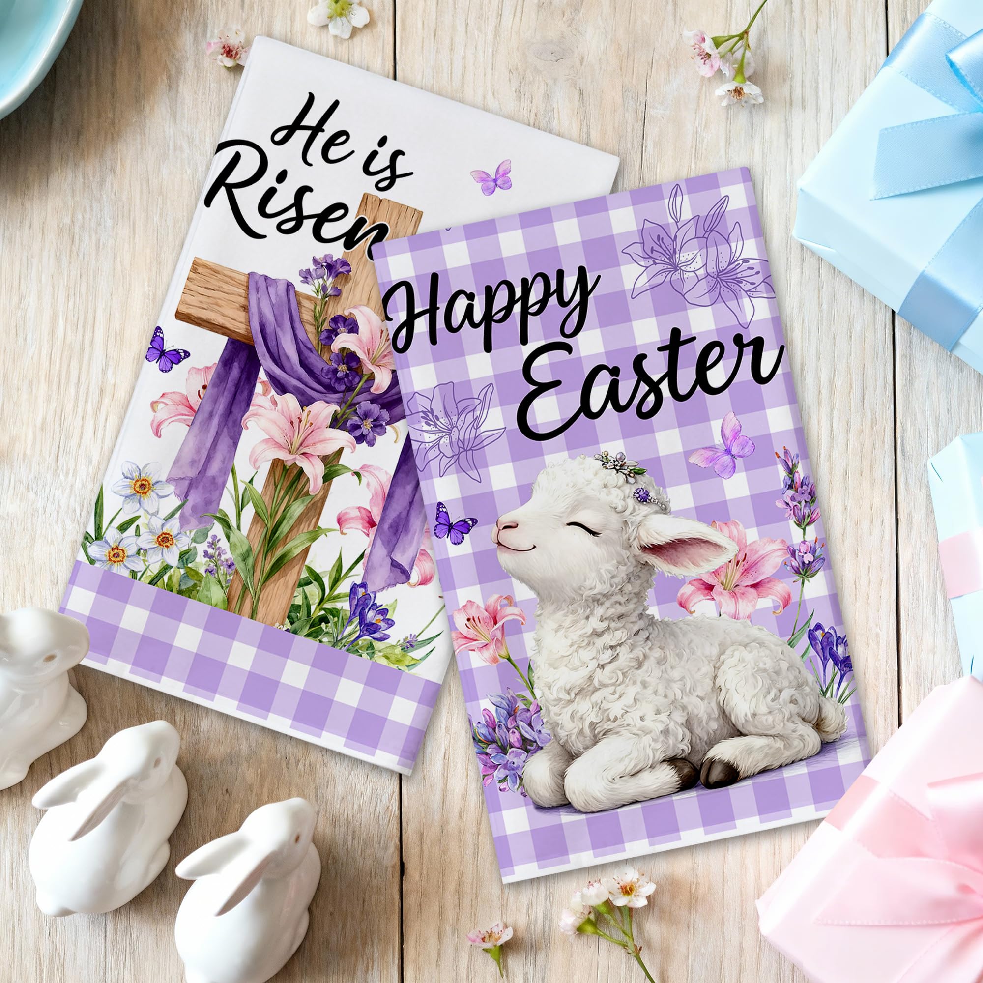 Spring decor kitchen towels for home