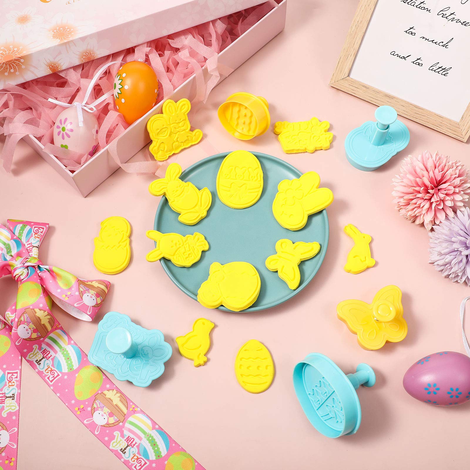Spring handle design cookie cutters for easter baking