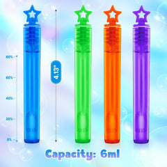 SpringFlower Mini Bubble Wands 4 inch tube with 10ml solution