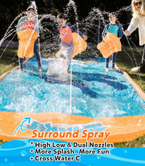 Shark design option on the water slide