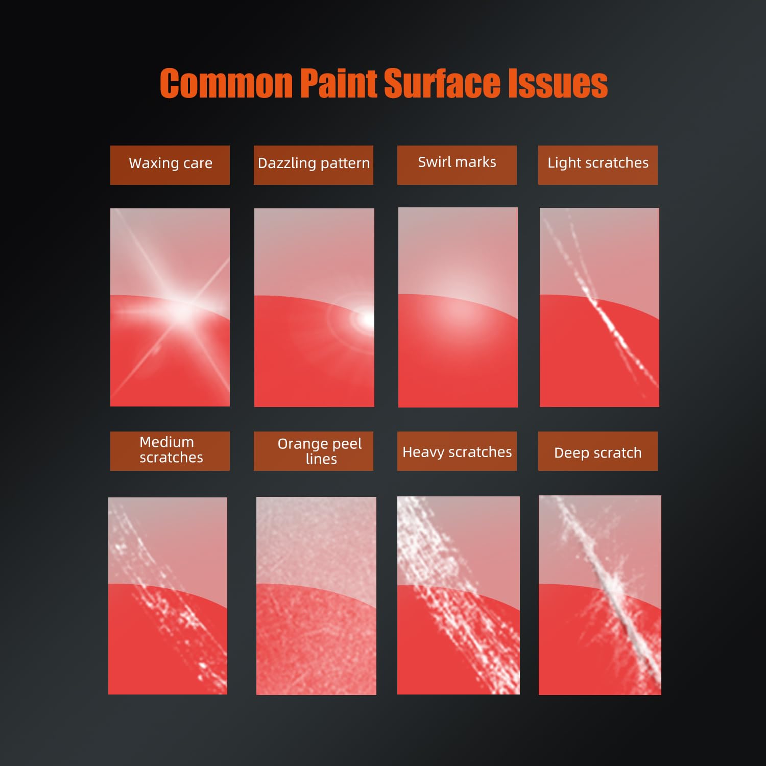 SPTA red T10 ultra-fine finishing pad for swirl-free finish