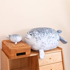 SQEQE removable baby seal plush left inside tummy 2