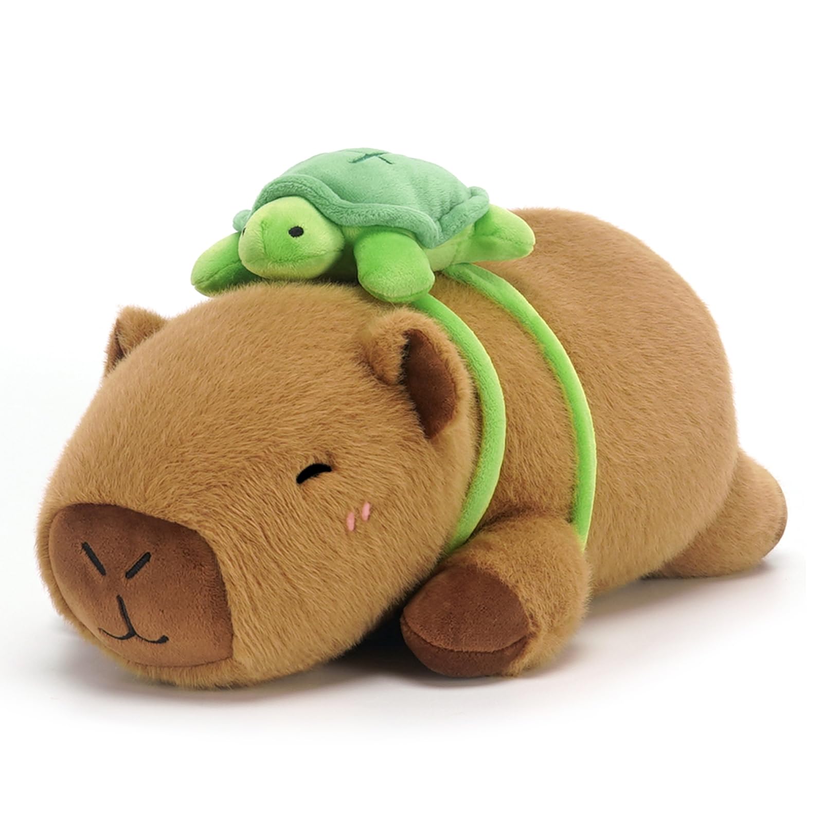 SQEQE weighted capybara plush 9-8-inch size