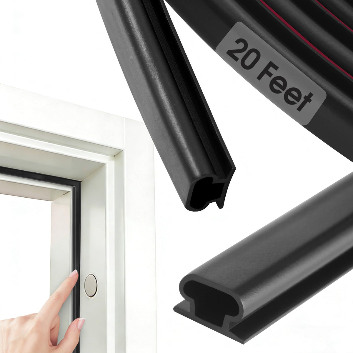 SQKM weather stripping door seal strip on door frame edge