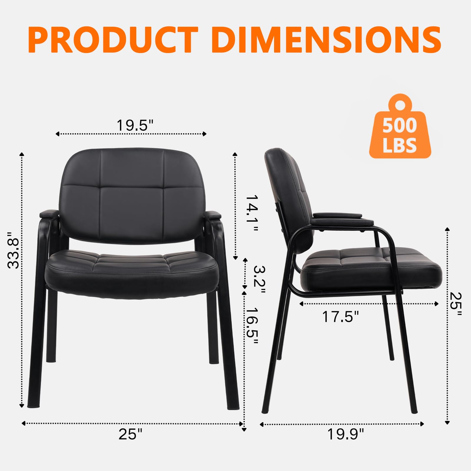 Office reception CLATINA chair for guests