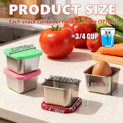square stainless steel lunch box design