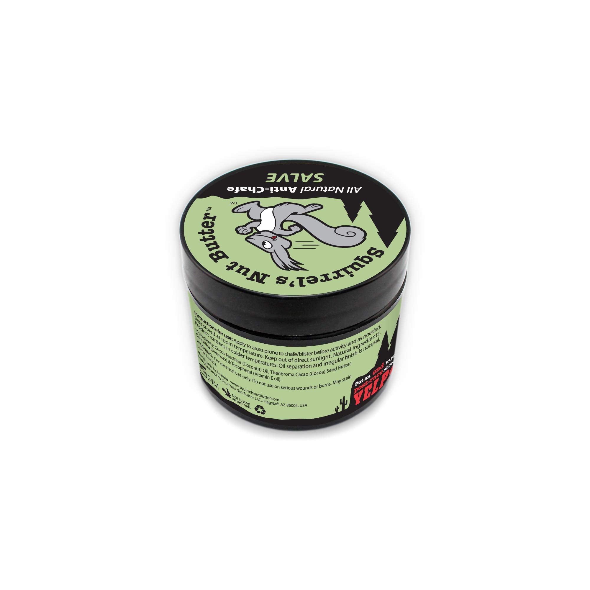 Natural chafe prevention salve for sensitive skin