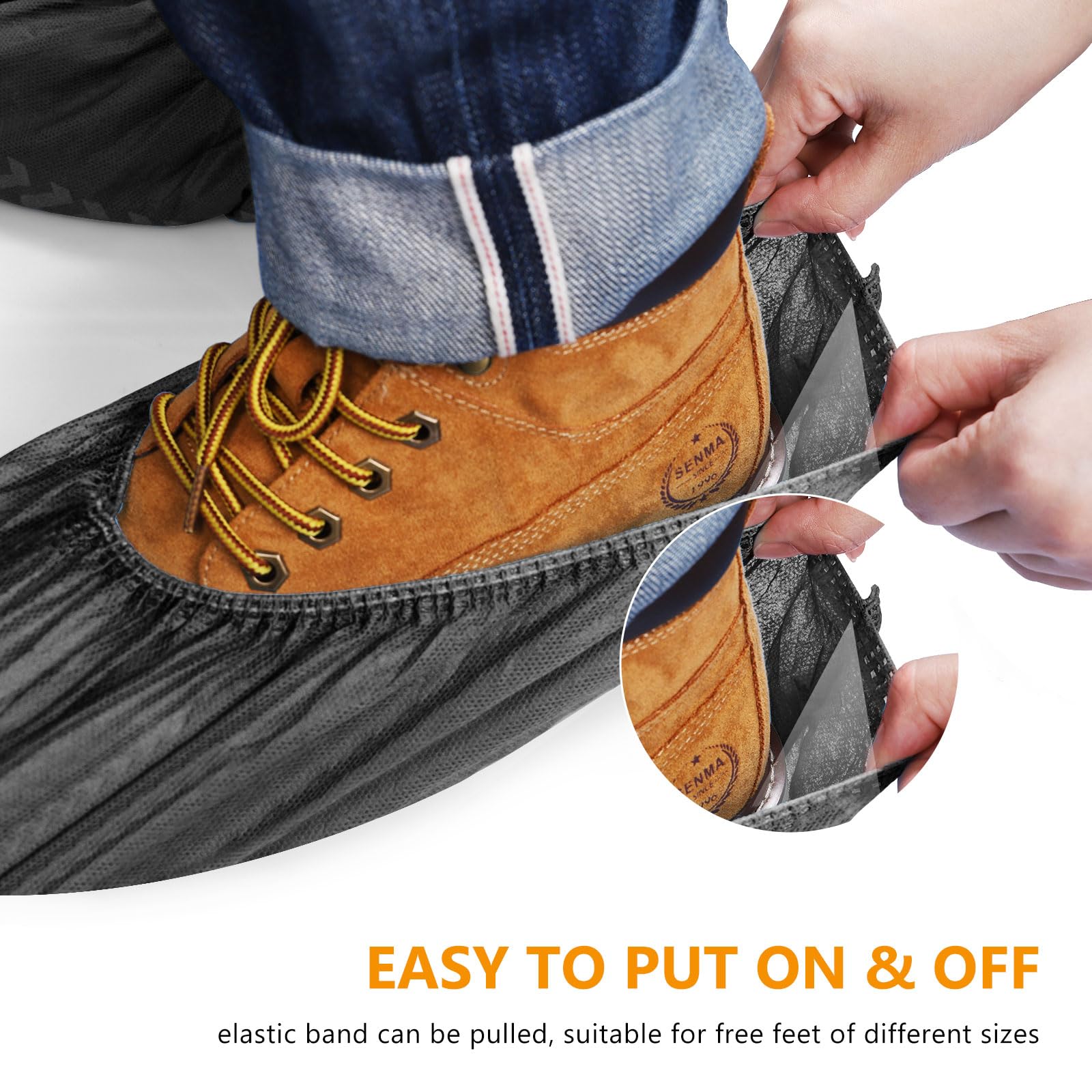 recyclable disposable shoe covers for indoor and outdoor use
