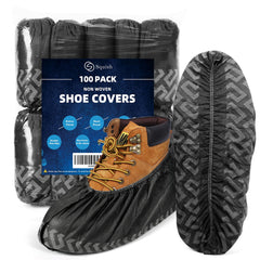 squish shoe covers disposable non slip 100 pack packaging