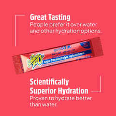 Sqwincher Qwik Stik sugar free fruit punch 50 pack packaging image