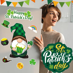Sratte green hat gnome magnets for metal surfaces