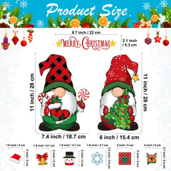 Snowman magnet among the 9-piece set for fridge decoration
