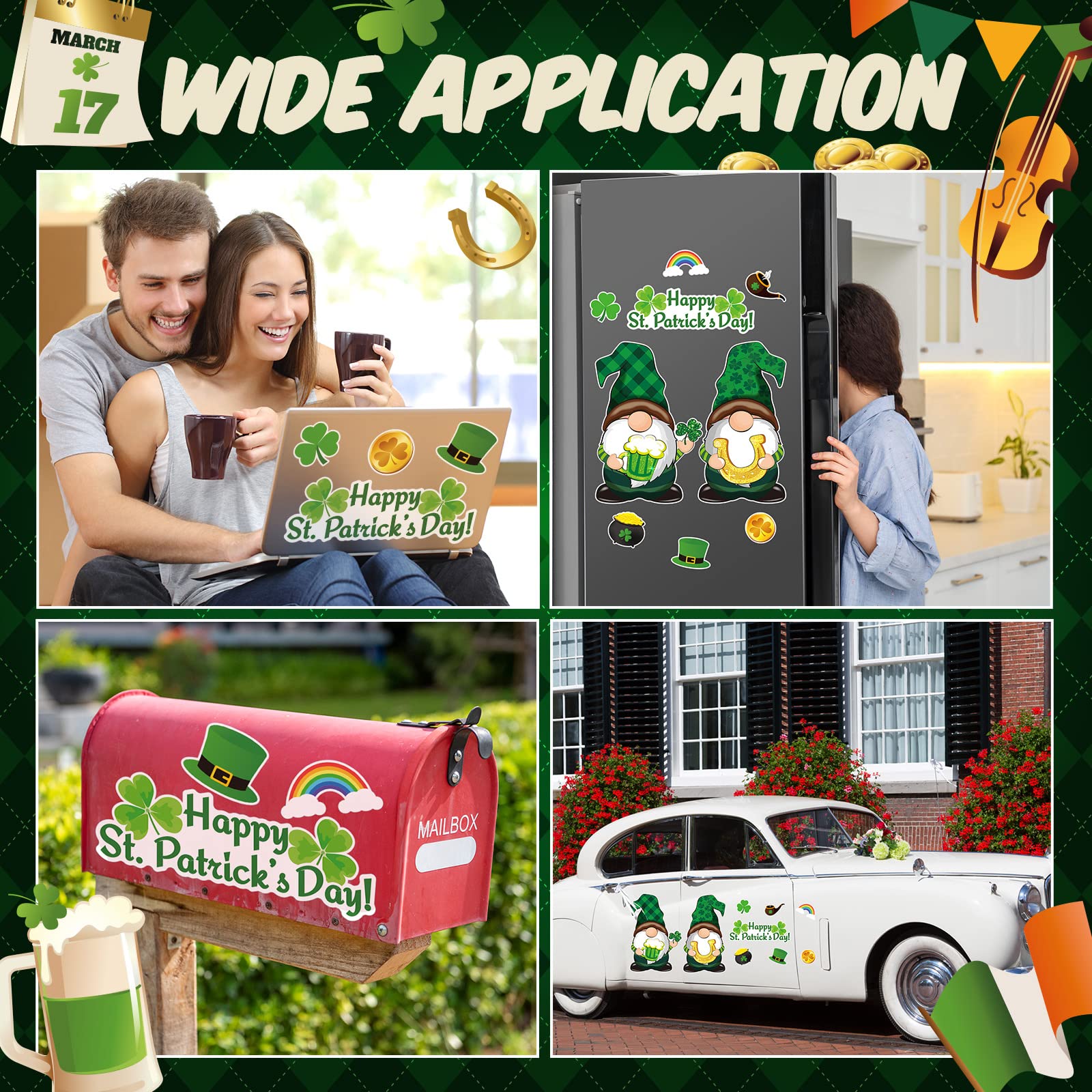 Sratte refrigerator magnets set 9 pieces for home kitchen