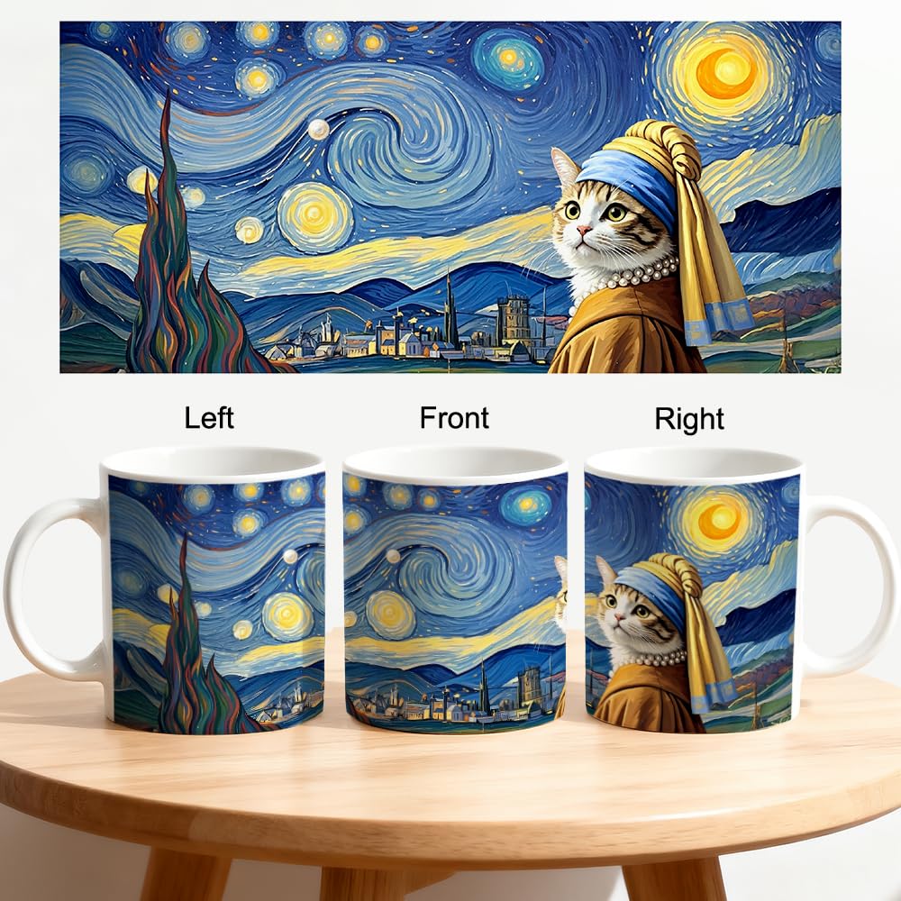 SRWNFOS Ceramic mug 11oz size in use