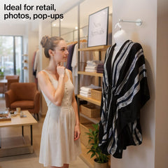 Open back torso form designed for quick dressing