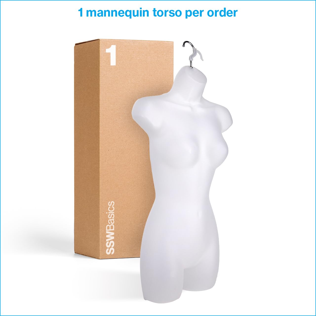 Torso form for showcasing women's fashion by SSWBasics