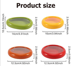 Fridge storage container set of 4 by SSZSAA in kitchen