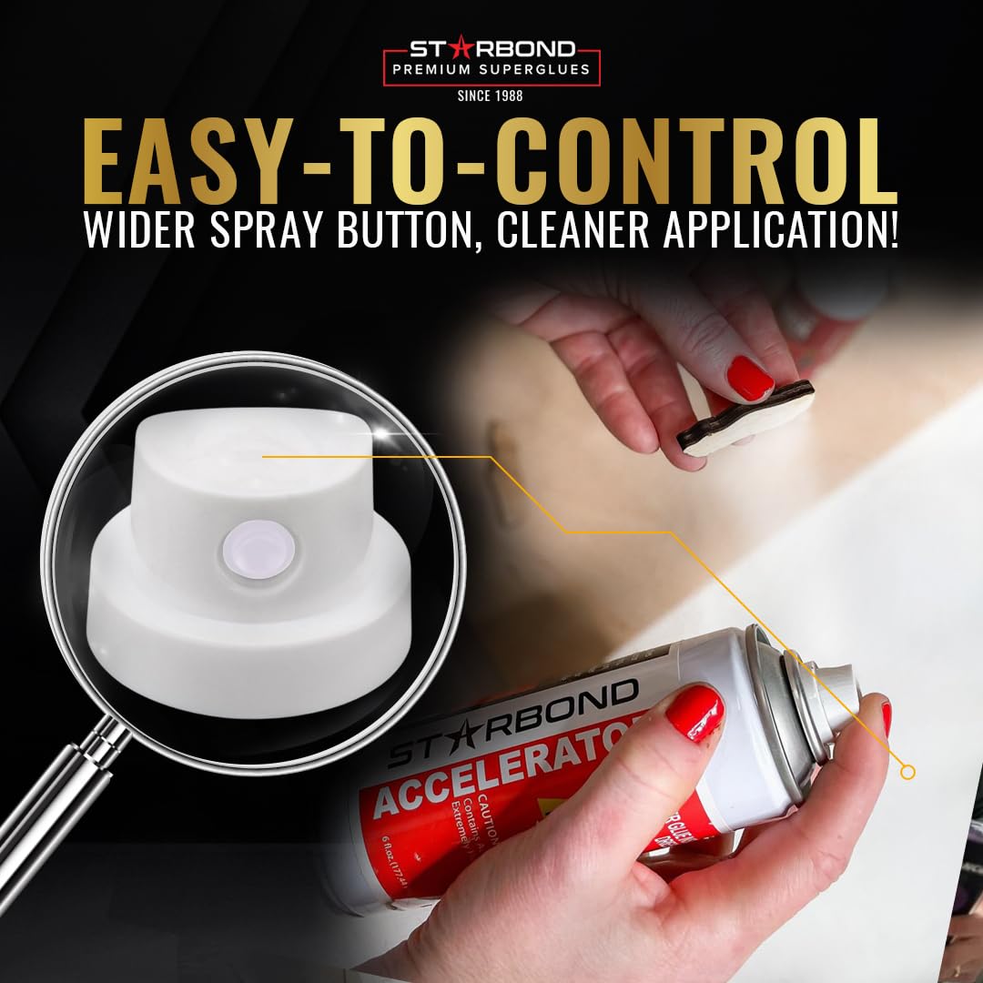 Anti-clog caps included with STARBOND CA Glue Activator Kit