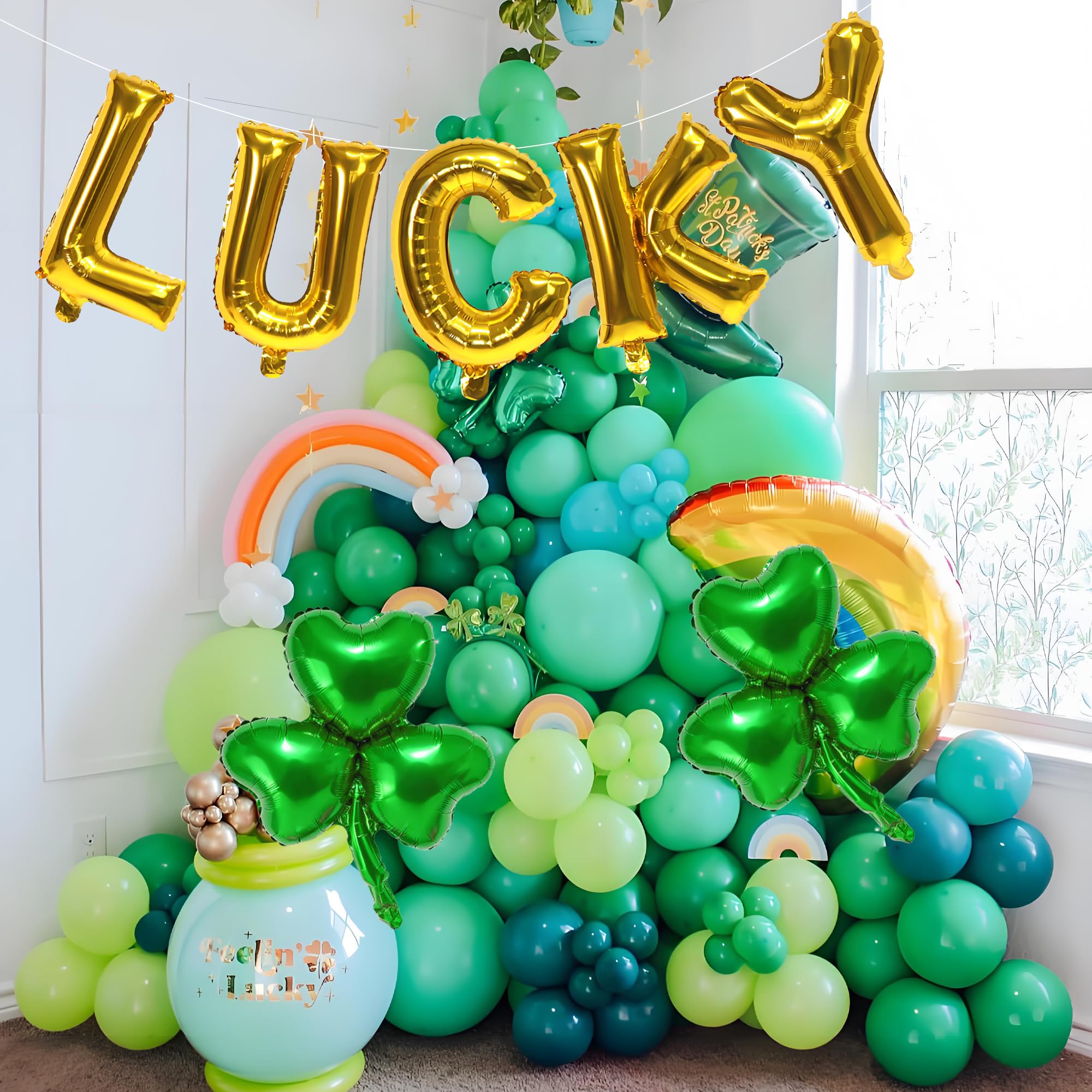Patrick's Day decor balloons for party