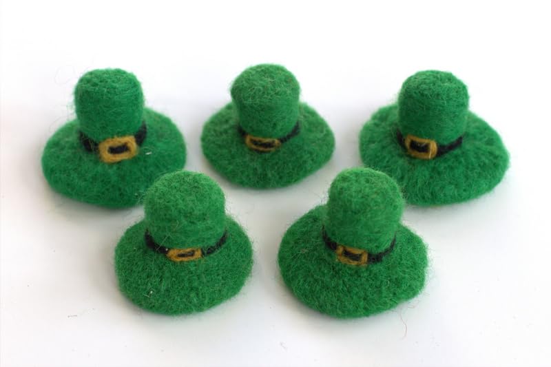 St Patrick's Day decor felt shapes for bowls and trays