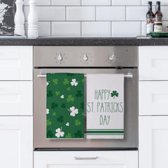 St Patricks Day dish towels 18x26 inches pair
