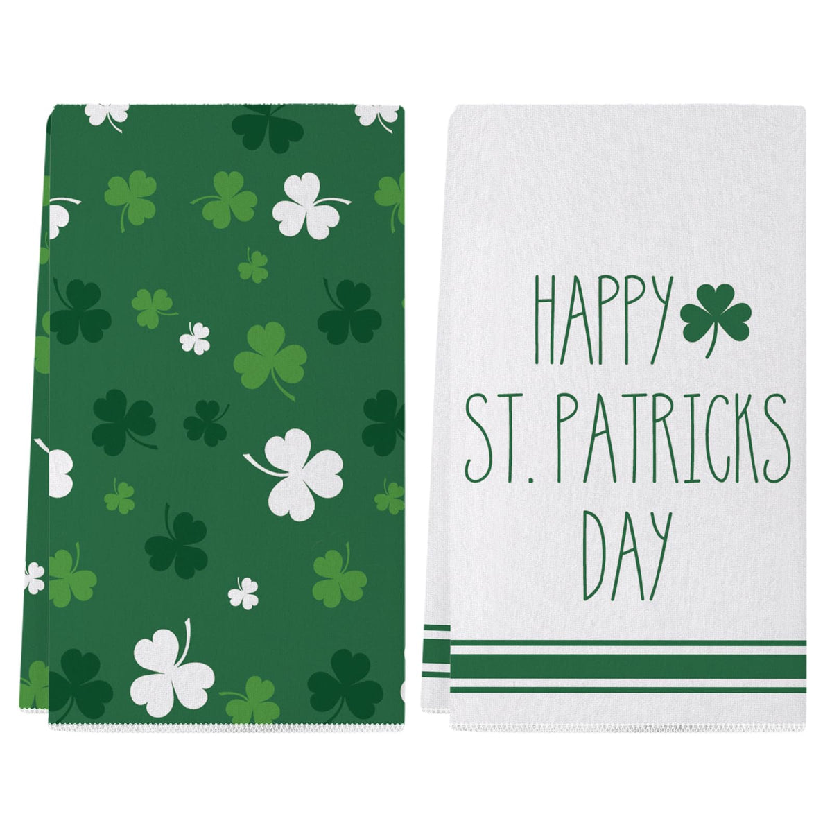 St Patricks Day Kitchen Towels set of 2 18x26 inches