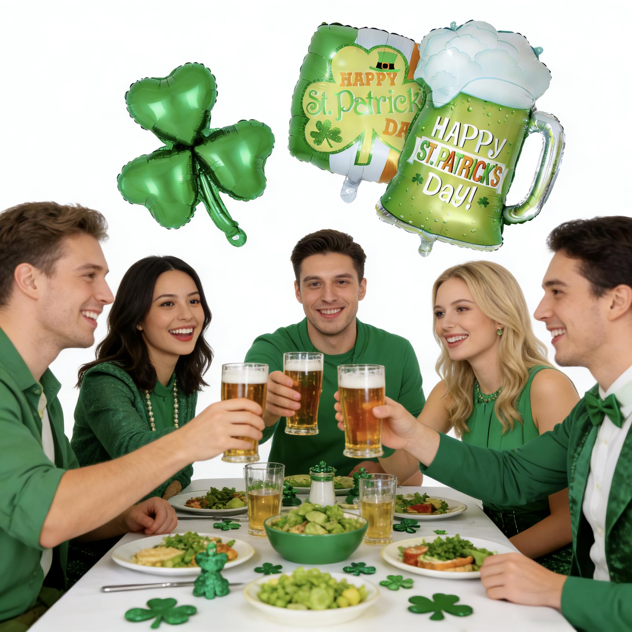 St Patricks Day party decor balloons