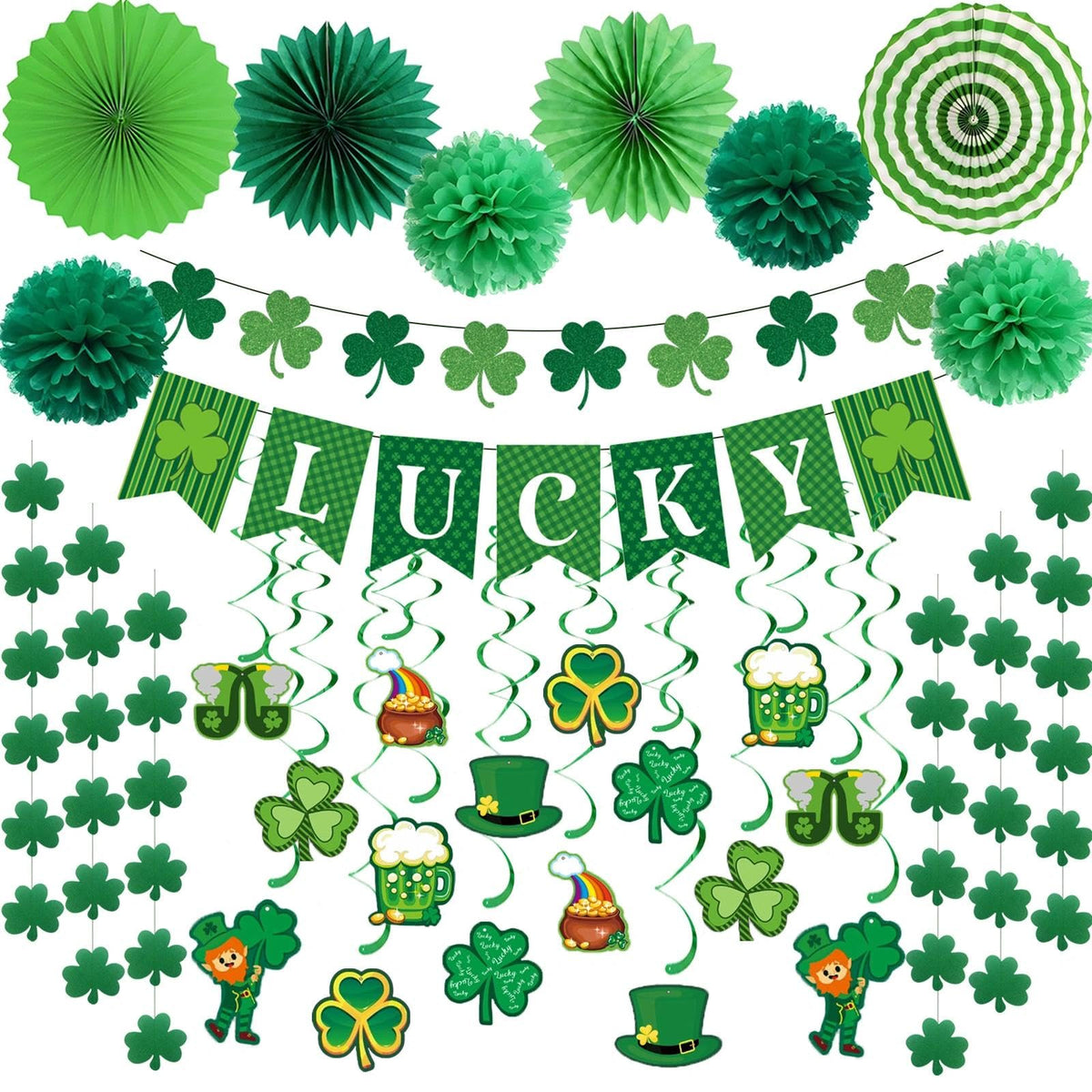Shamrock strings for St Patrick's Day kit