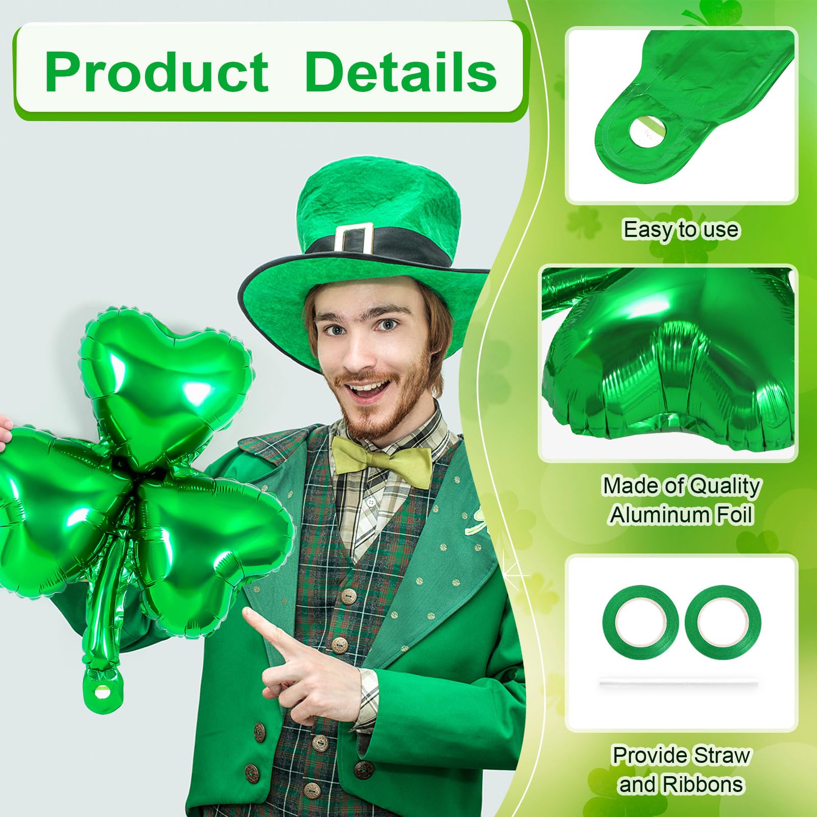St Patrick’s Day square balloon 21 inch
