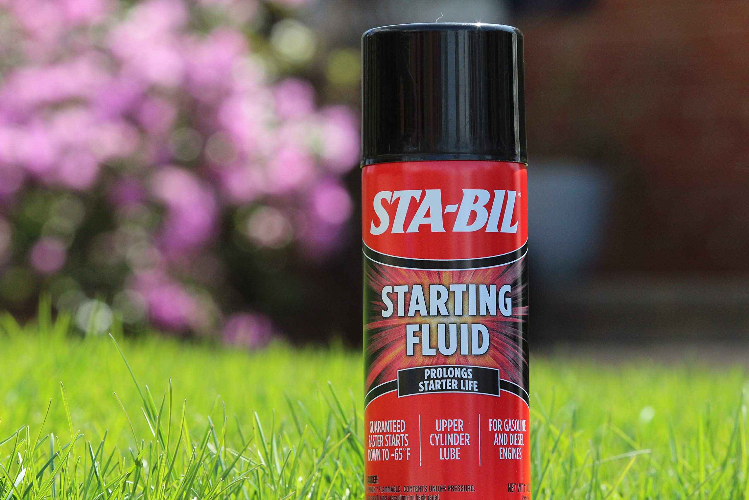 Construction equipment starting fluid STA-BIL
