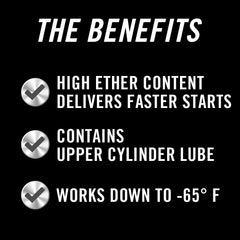 Upper cylinder lubricant in STA-BIL Starting Fluid