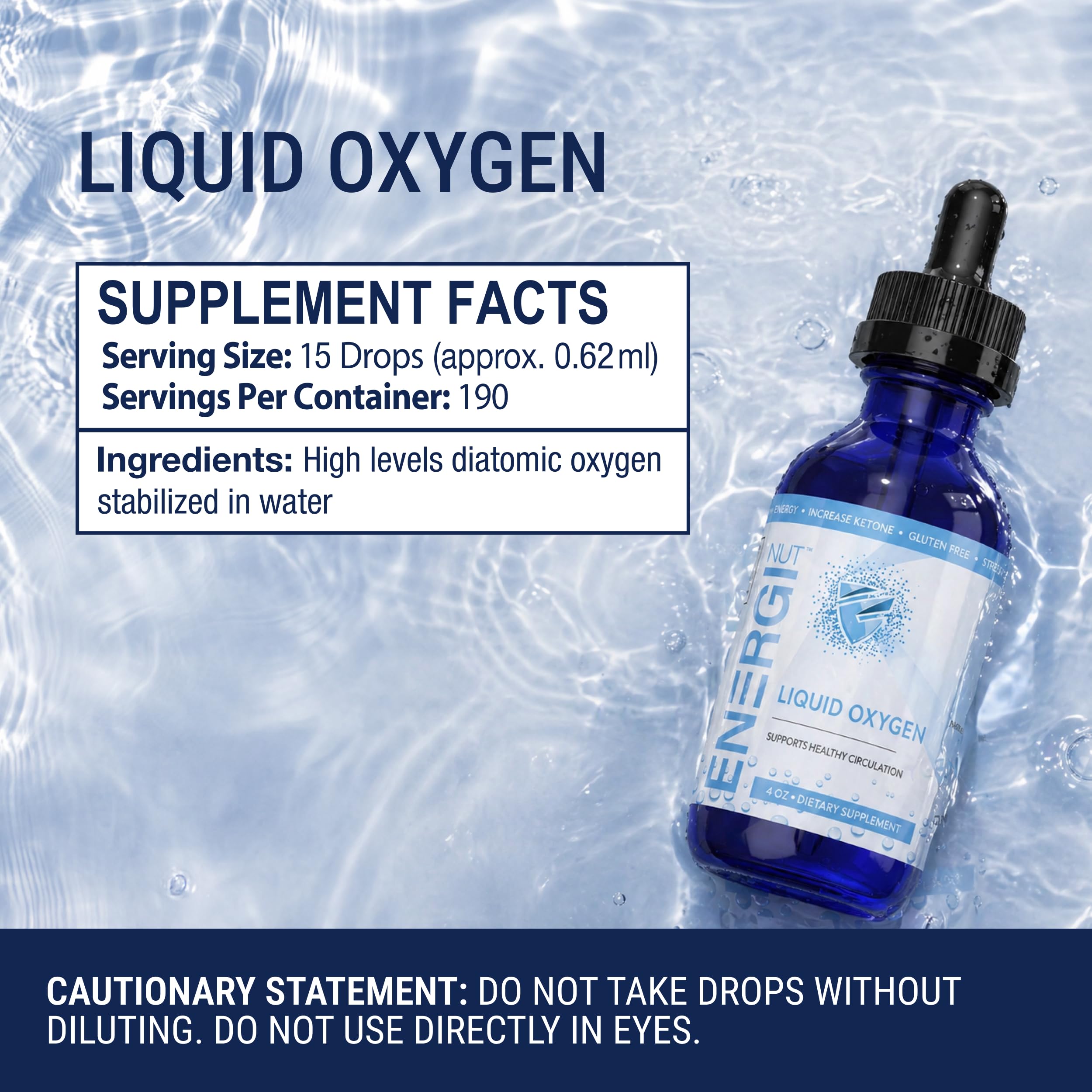 Stabilized Oxygen Supplement label