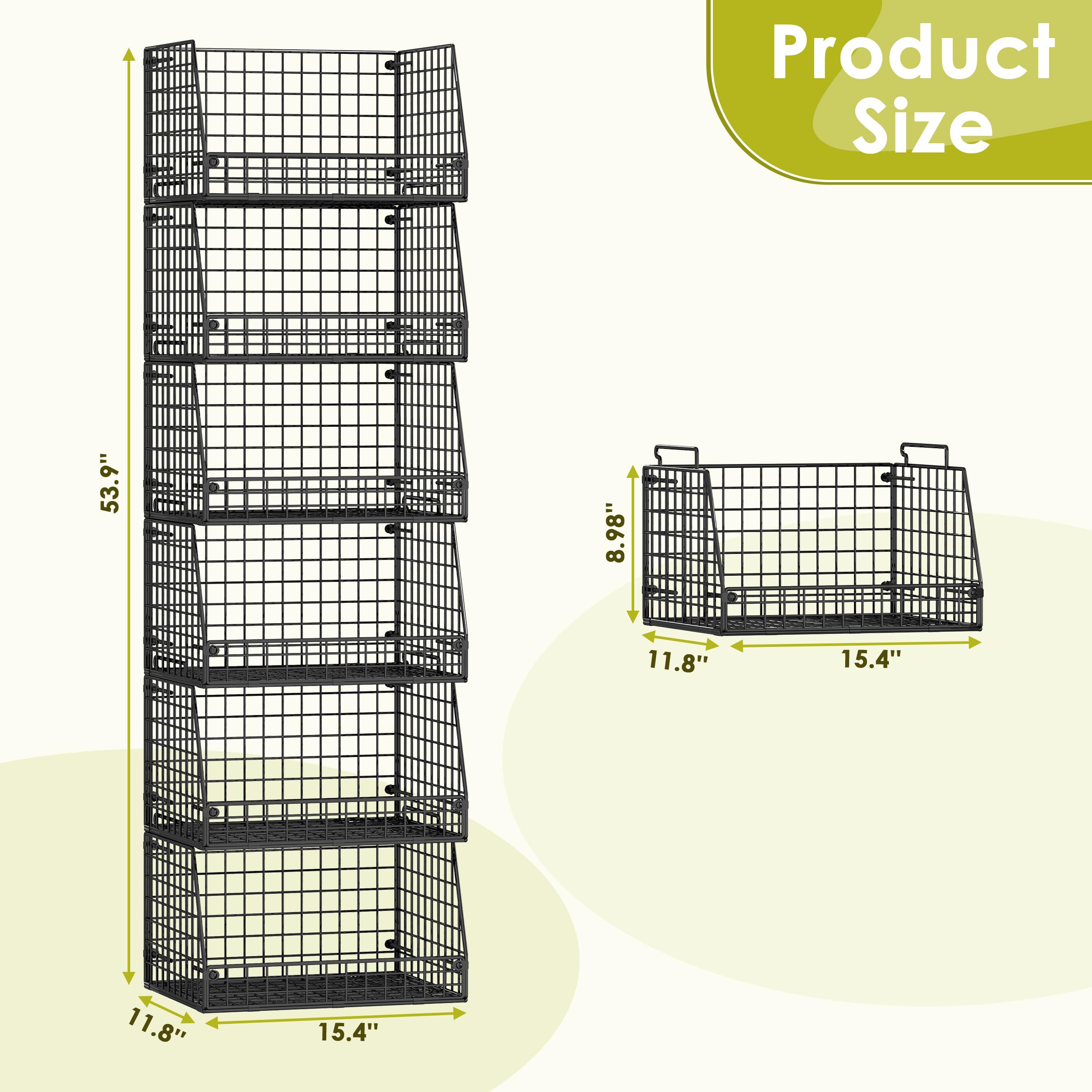 Multi-room pantry organizer on kitchen shelf