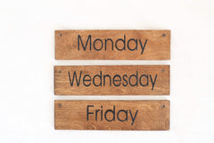 Clock sign open side opposite return side for business use