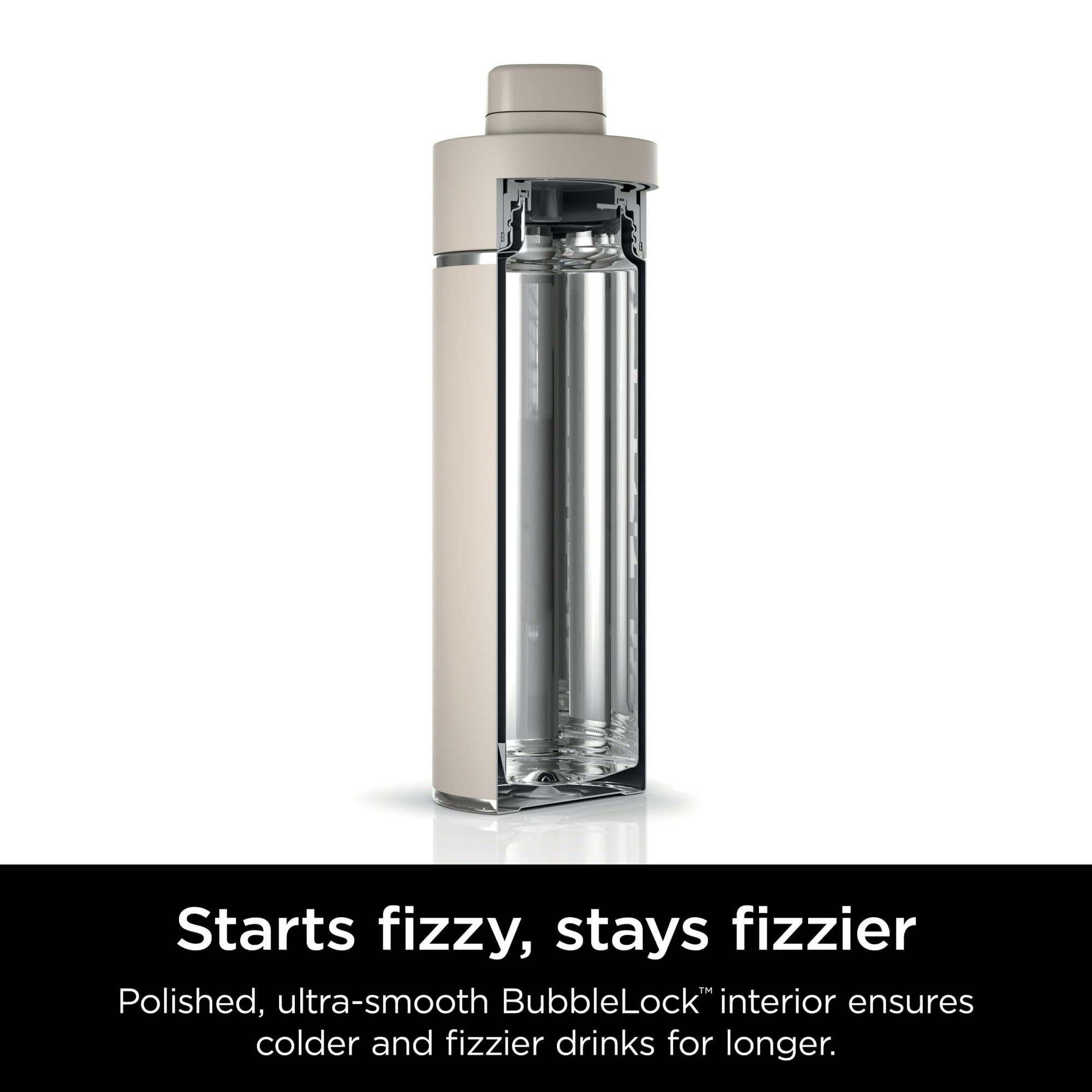 LeakLock lid on Ninja Thirsti travel bottle