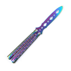 Stainless steel butterfly trainer folding size 4.9 inches