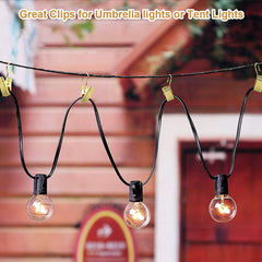 430 stainless steel gold curtain hooks close up