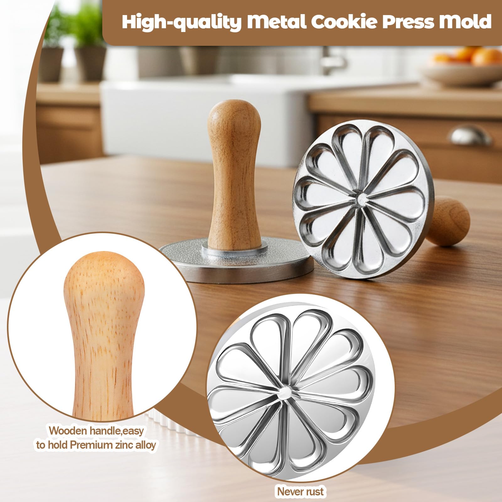 Stainless steel cutters showing sharp edges and size variety