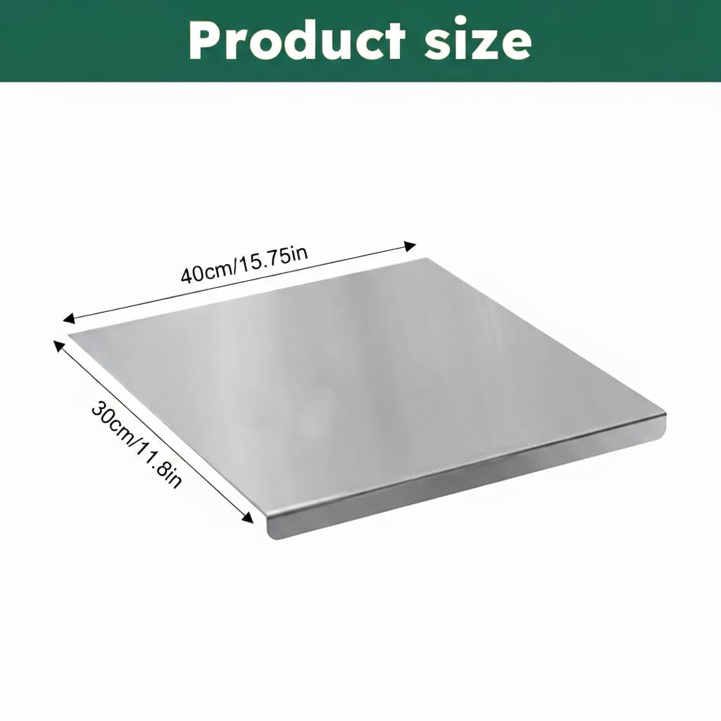 Brushed surface cutting board for safe kitchen use