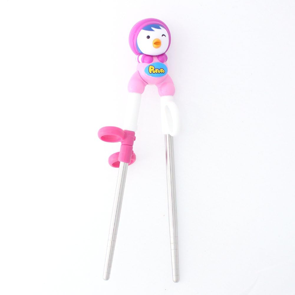 Stainless steel Edison Friends chopsticks with silicone rings